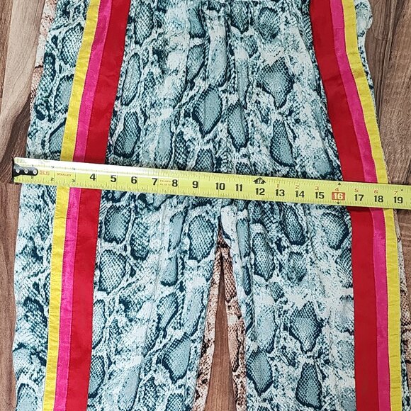 Relaxed Snake Print Pant(s) with Side Stripe, NWT in Med. by Kareena - Picture 4 of 4